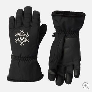 New Women’s Rossignol Perfy Gloves Mittens in Black